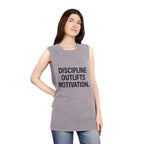 Discipline Outlifts Motivation muscle tank