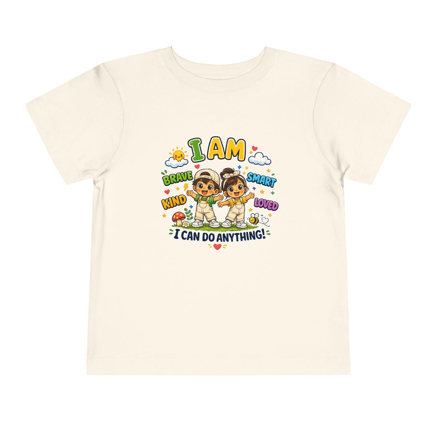 Toddler Motivational T-Shirt | Inspirational Kids Graphic Tee | Soft Cotton Toddler Shirt | Positive Mindset Children's Clothing | Everyday Comfort Tee