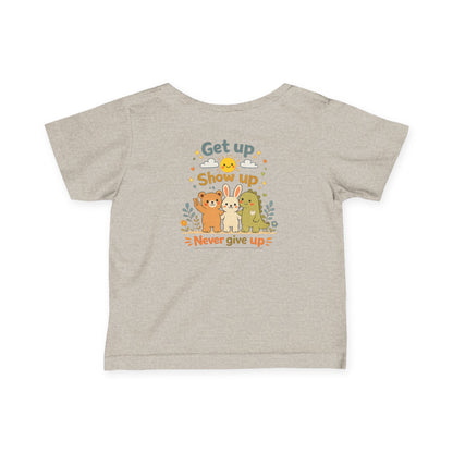 Infant Motivational Jersey T-Shirt | Soft Cotton Baby Graphic Tee | Inspirational Infant Shirt | Positive Message Baby Clothing | Cute Baby Outfit Gift