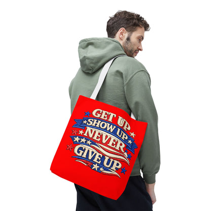 Patriotic 4th of July Tote Bag | Reusable American Pride Shopping Bag | USA Independence Day Beach, Grocery & Everyday Carry Tote