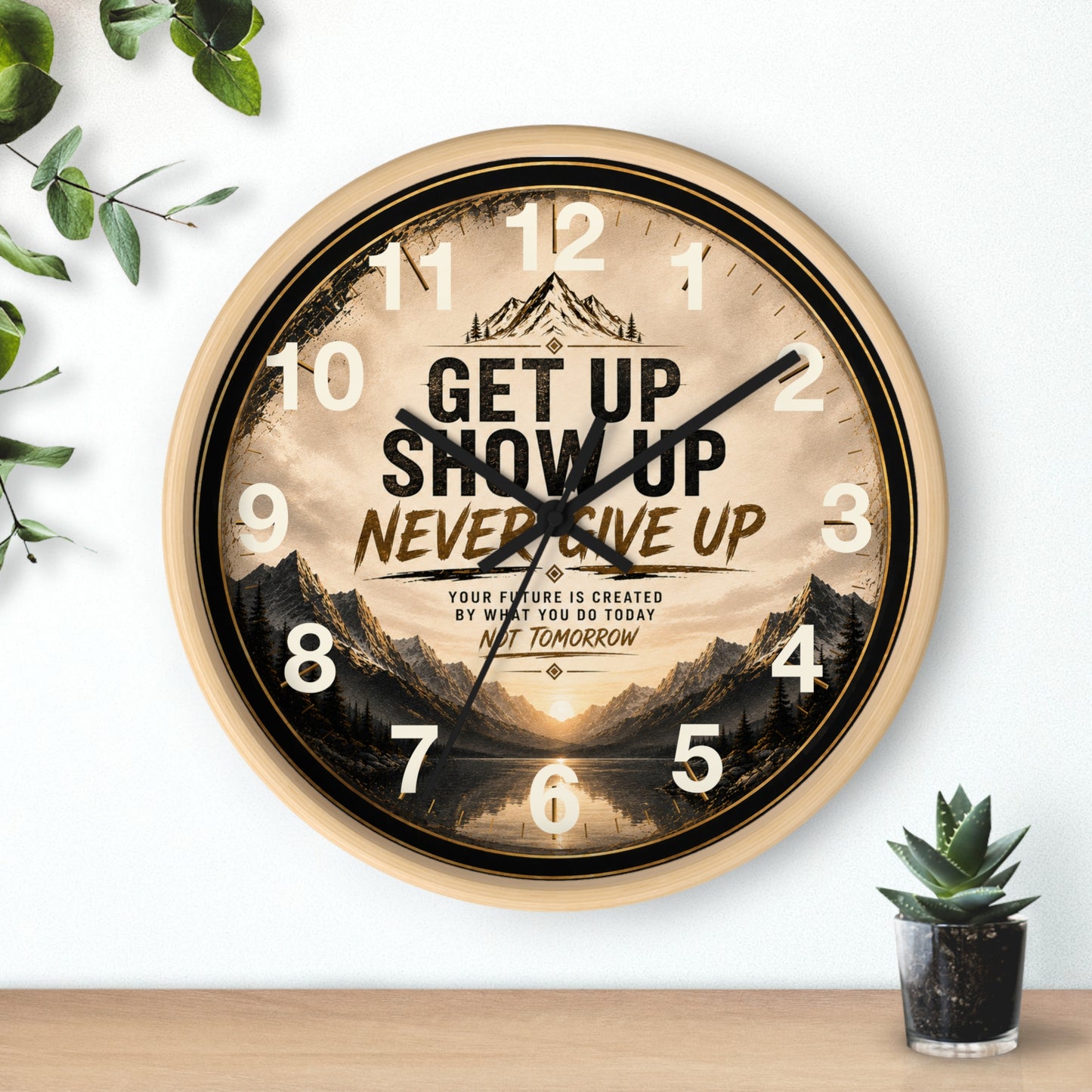 Modern Wall Clock – Stylish Silent Non-Ticking Clock for Home & Office Déco