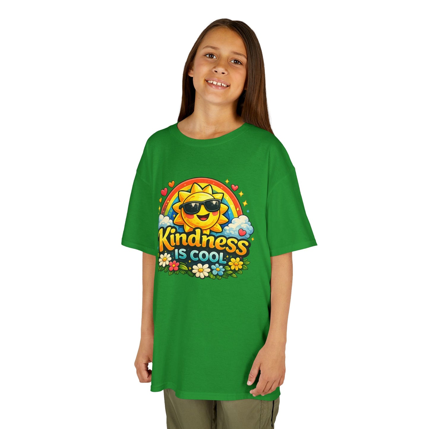 Kids Heavy Cotton™ Tee "Kindness is Cool"