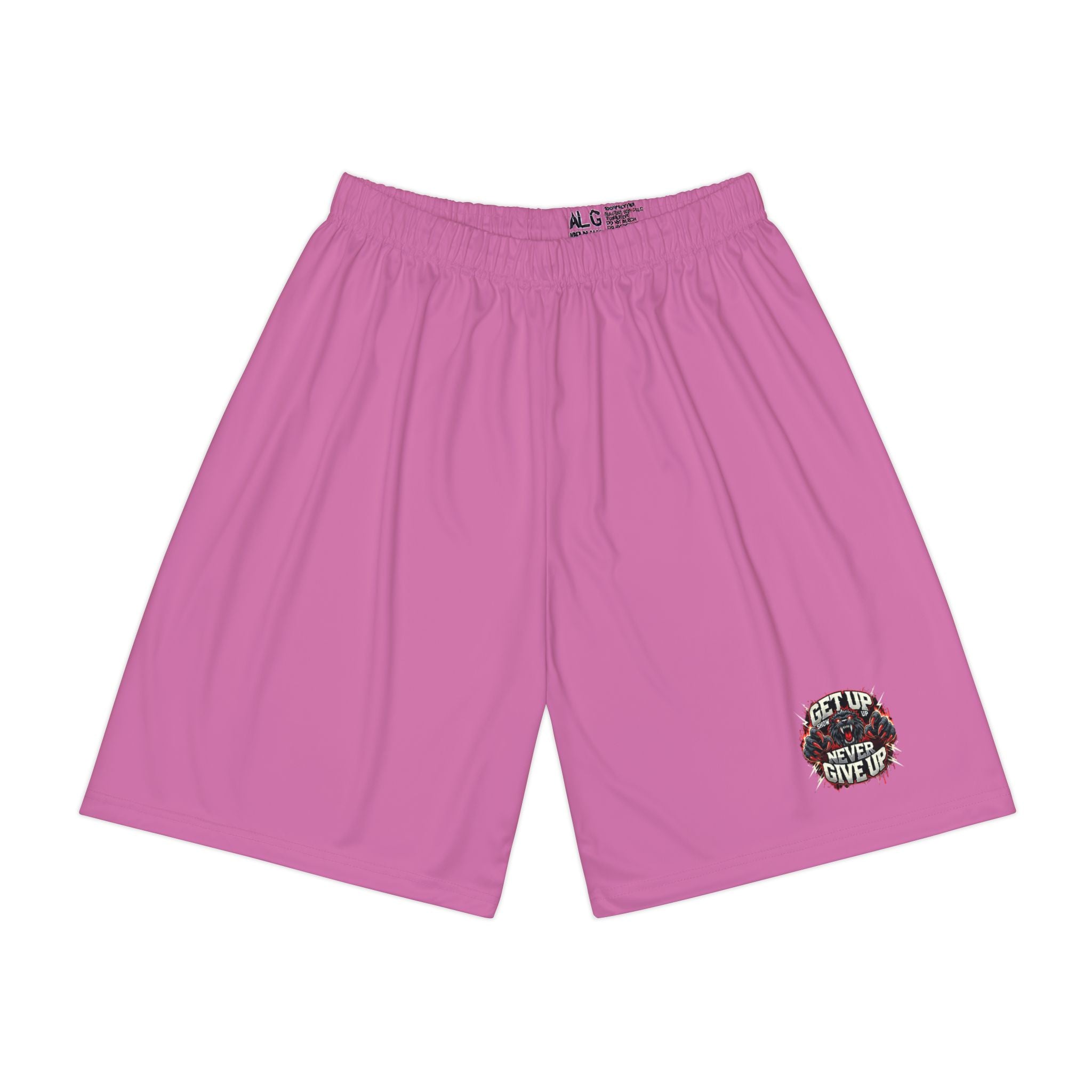 Relentless Performance Men’s Sports Shorts (Light Pink)