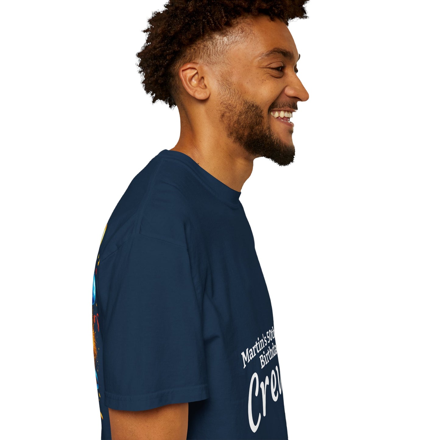Custom Name & Age Birthday Crew T-Shirt – Personalized Group Shirt