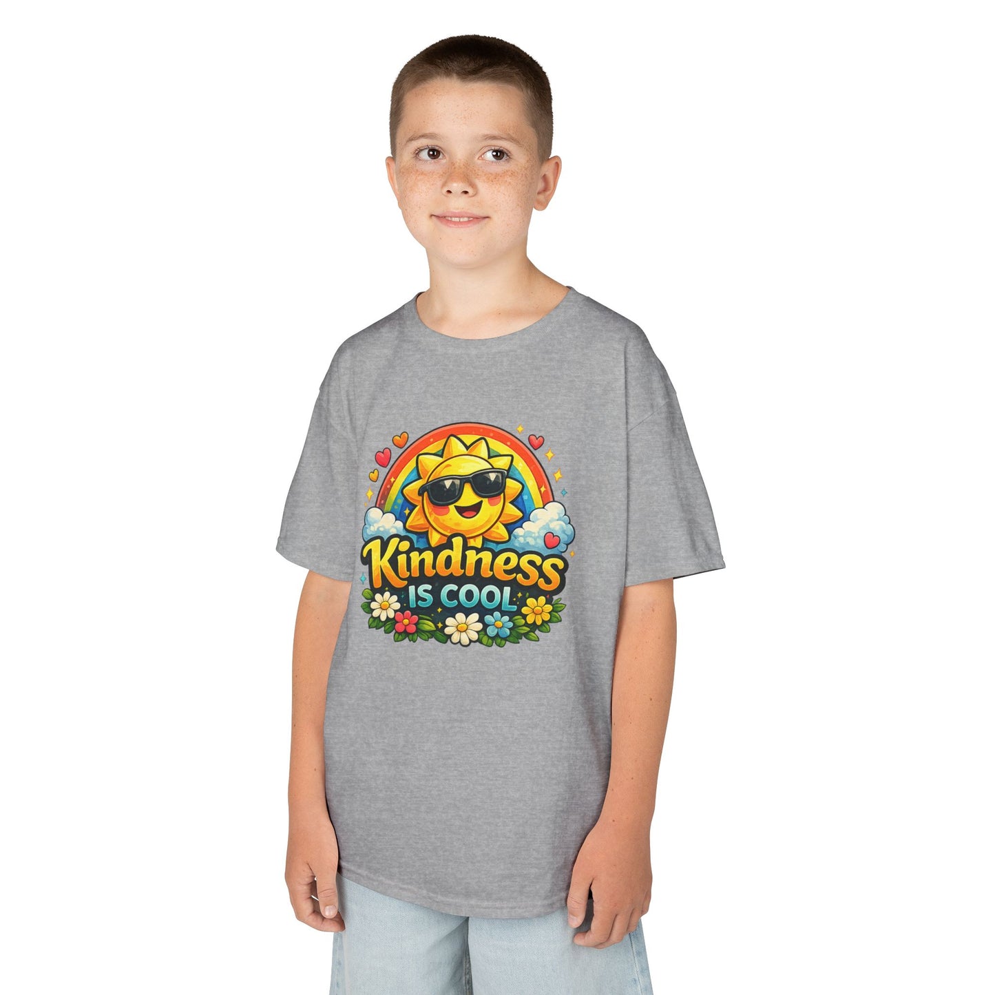 Kids Heavy Cotton™ Tee "Kindness is Cool"