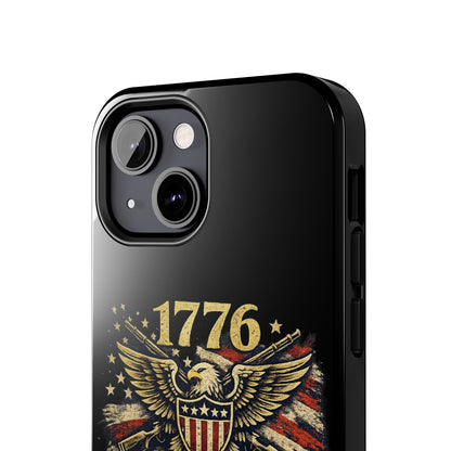 Patriotic 4th of July Tough Phone Case | Shockproof Protective Cover for iPhone & Samsung | USA Independence Day Design
