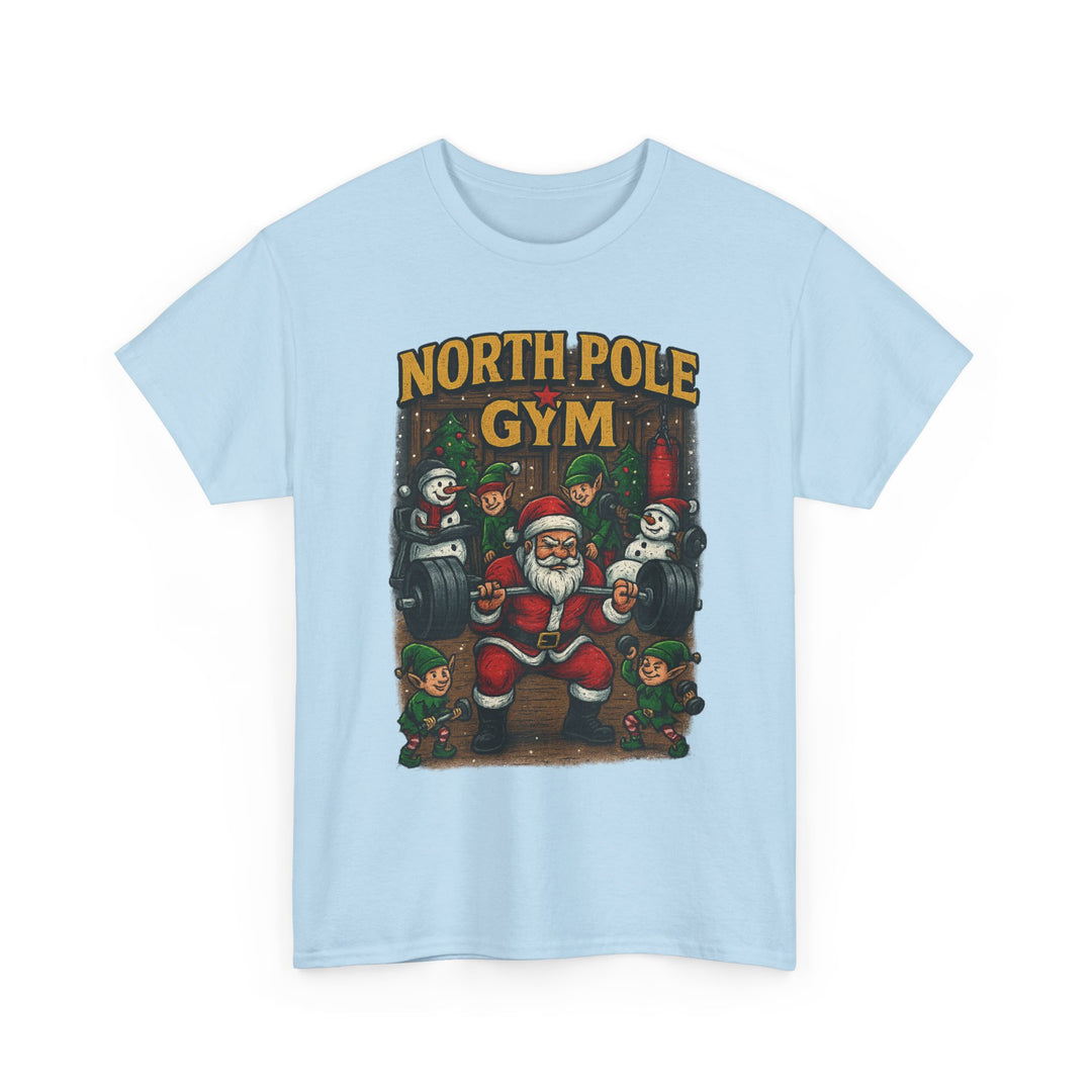 North Pole Gym. Unisex Heavy Cotton Tee