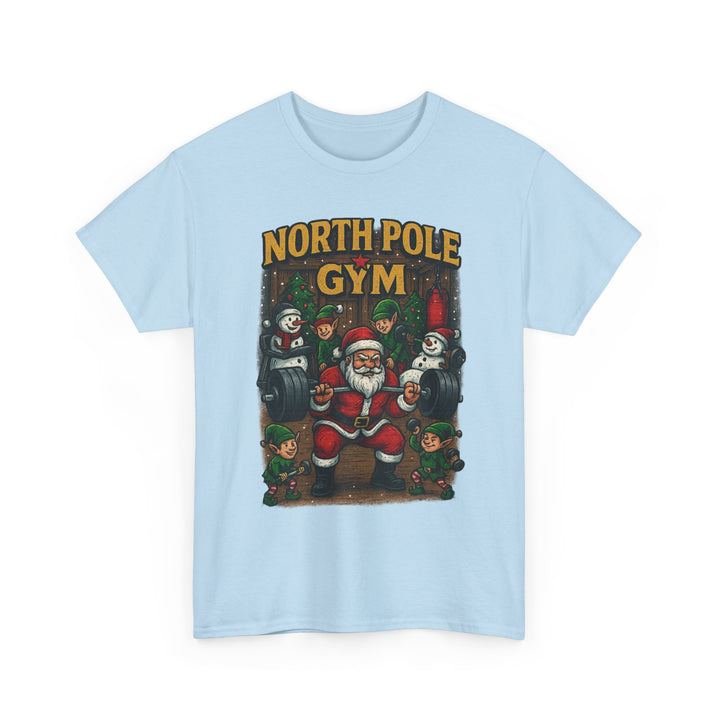 North Pole Gym. Unisex Heavy Cotton Tee