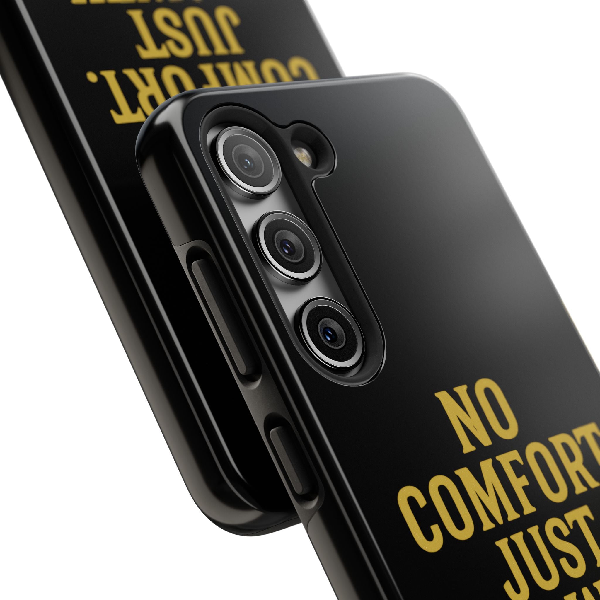 No Comfort. Just Growth.  Tough Phone Case