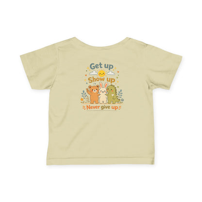 Infant Motivational Jersey T-Shirt | Soft Cotton Baby Graphic Tee | Inspirational Infant Shirt | Positive Message Baby Clothing | Cute Baby Outfit Gift