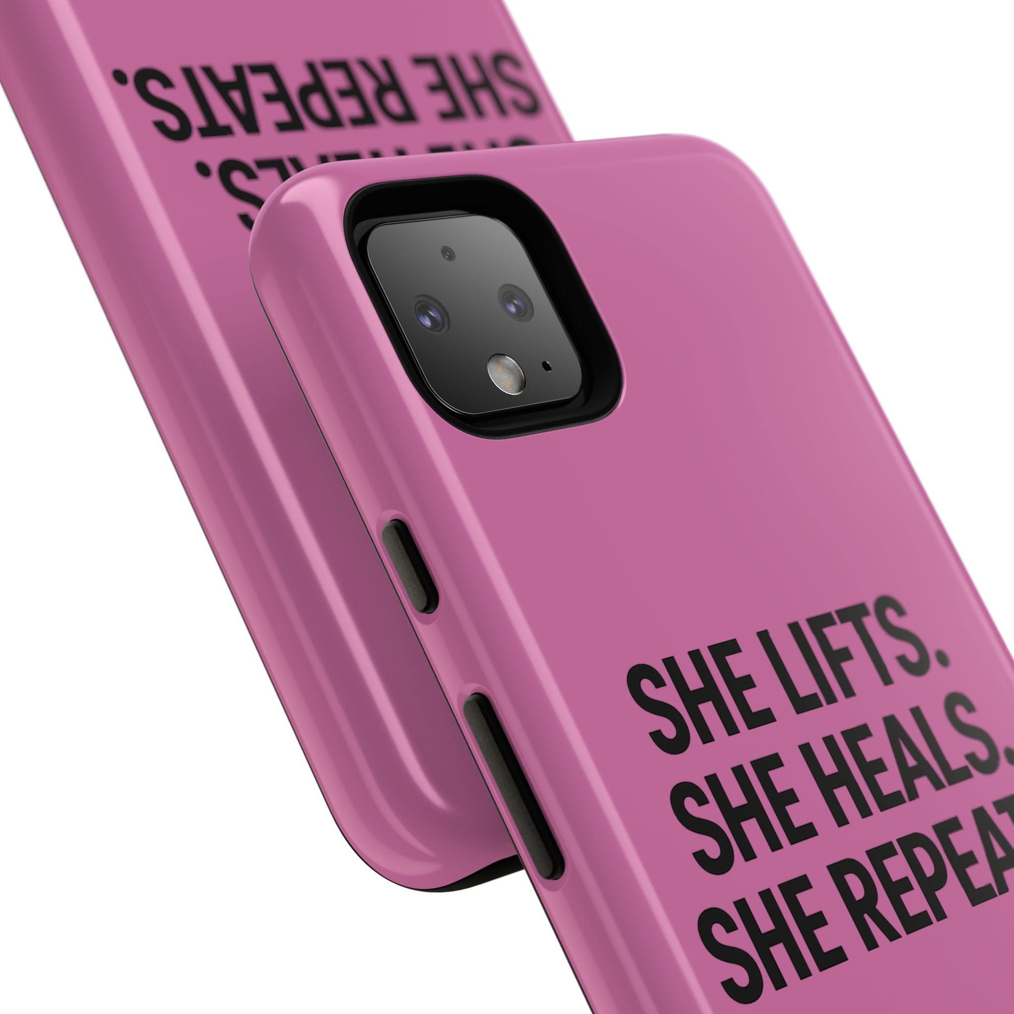 She lifts. She heals. She repeats. Tough Phone Cases