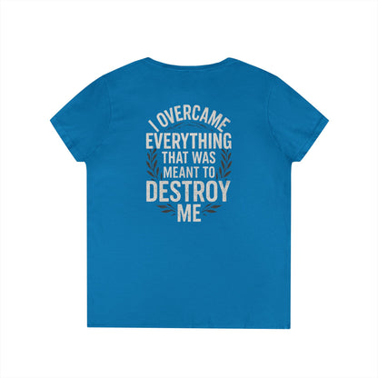Women's V Neck-Strength in Motion