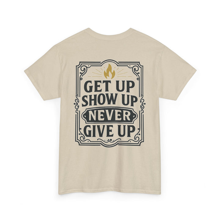 Barbells Over Breakdown. Unisex Heavy Cotton Tee