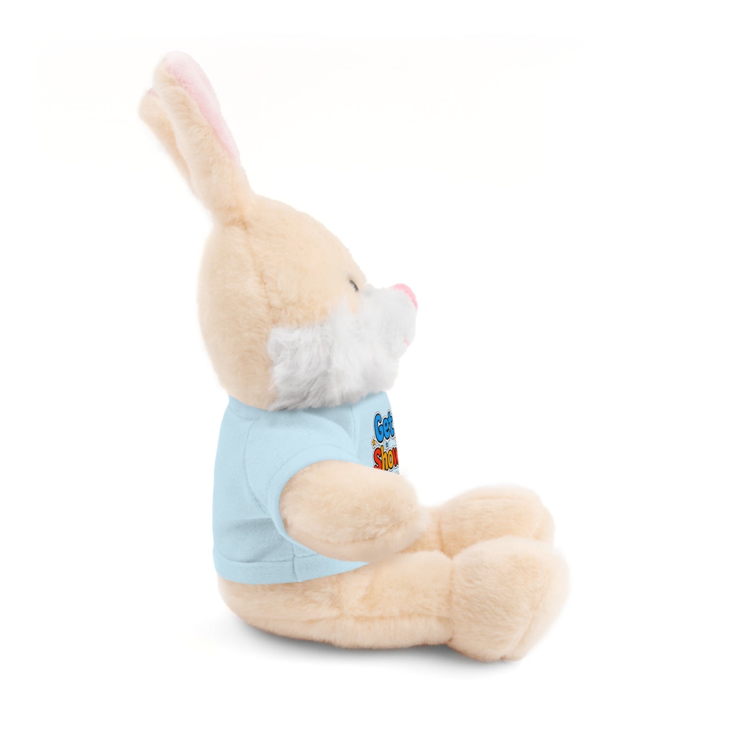 Stuffed Animals with Tee " Get Up Show Up Never Give Up"