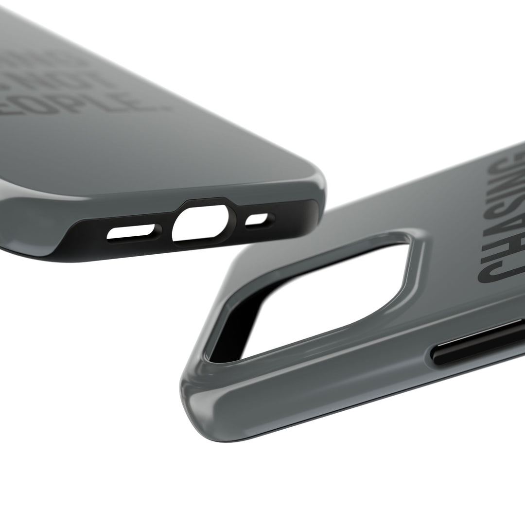 Chasing PRs Not People. Tough Phone Case
