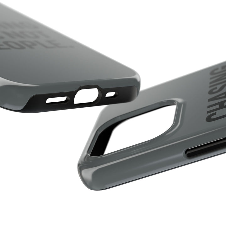 Chasing PRs Not People. Tough Phone Case