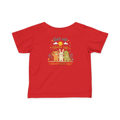 Infant Motivational Jersey T-Shirt | Soft Cotton Baby Graphic Tee | Inspirational Infant Shirt | Positive Message Baby Clothing | Cute Baby Outfit Gift