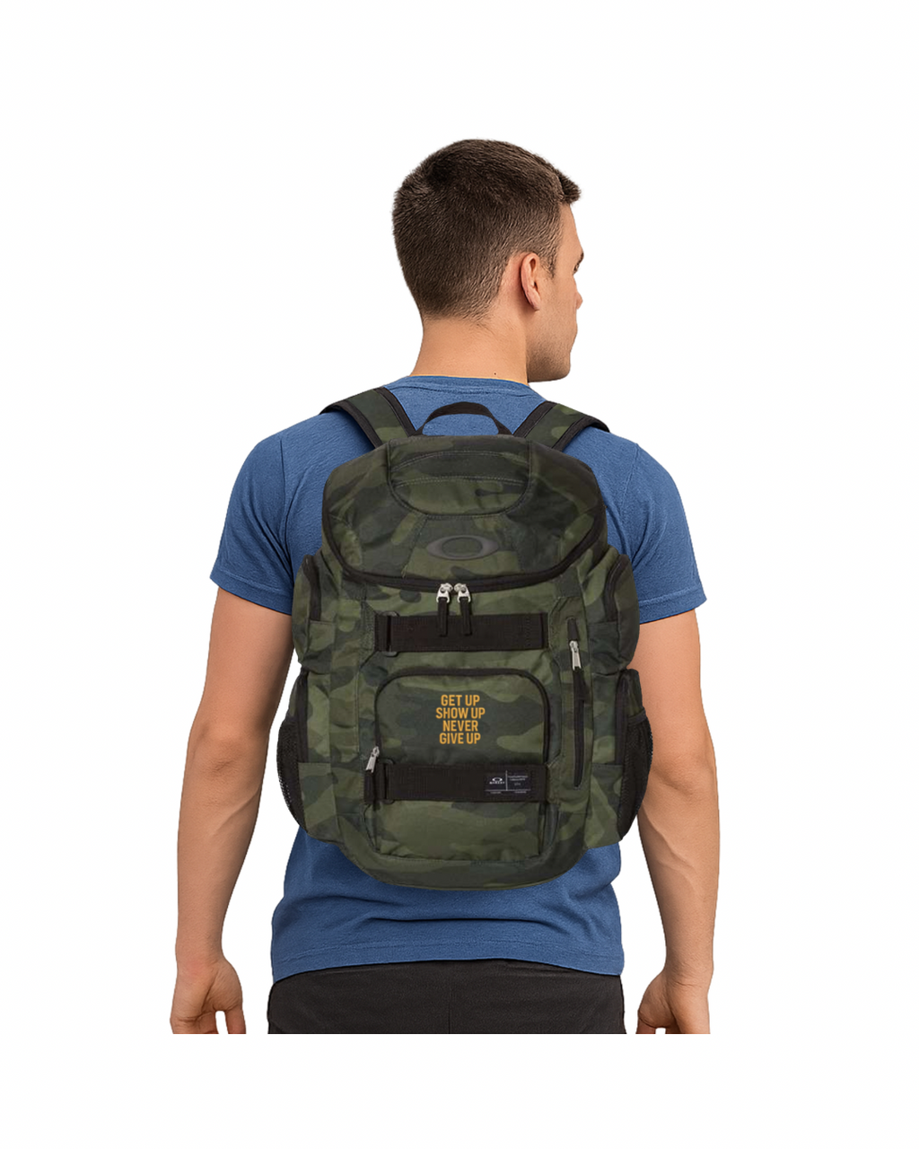 Oakley Enduro 2.0 Backpack, 30L – Embroidered “Get Up Show Up Never Give Up”