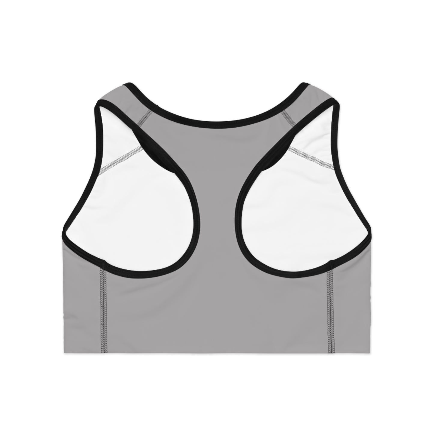 No Excuses Sports Bra – Train Hard, Stay Supported(Sport Grey)