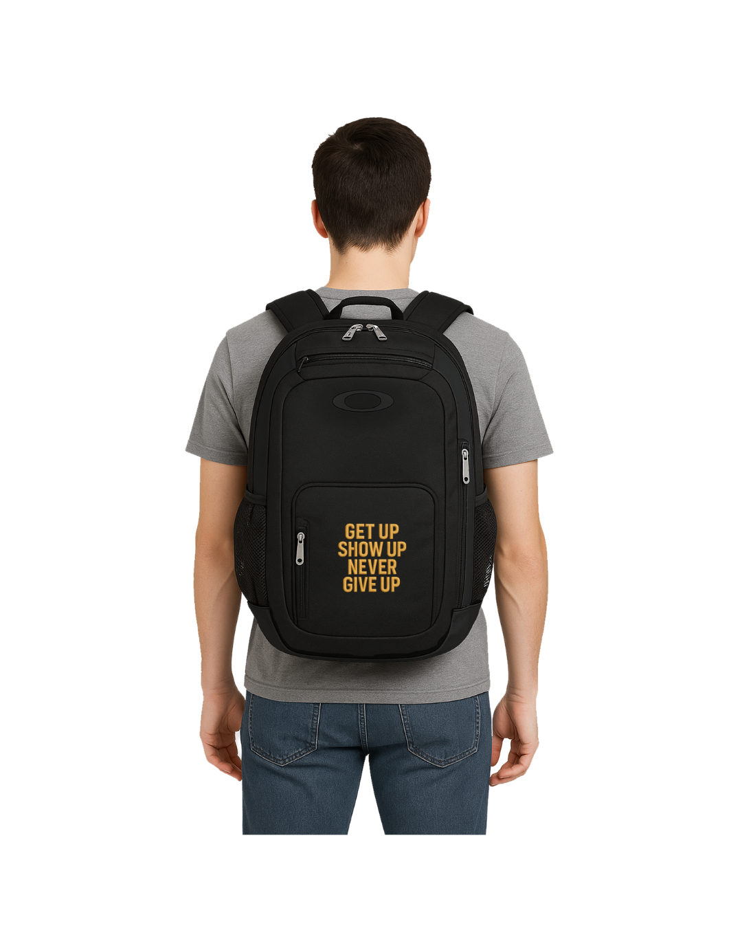 Oakley Enduro 22L Mindset Backpack – Embroidered “Get Up Show Up Never Give Up”