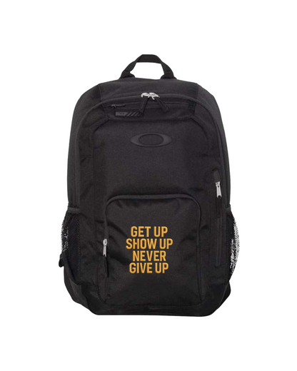 Oakley Enduro 22L Mindset Backpack – Embroidered “Get Up Show Up Never Give Up”