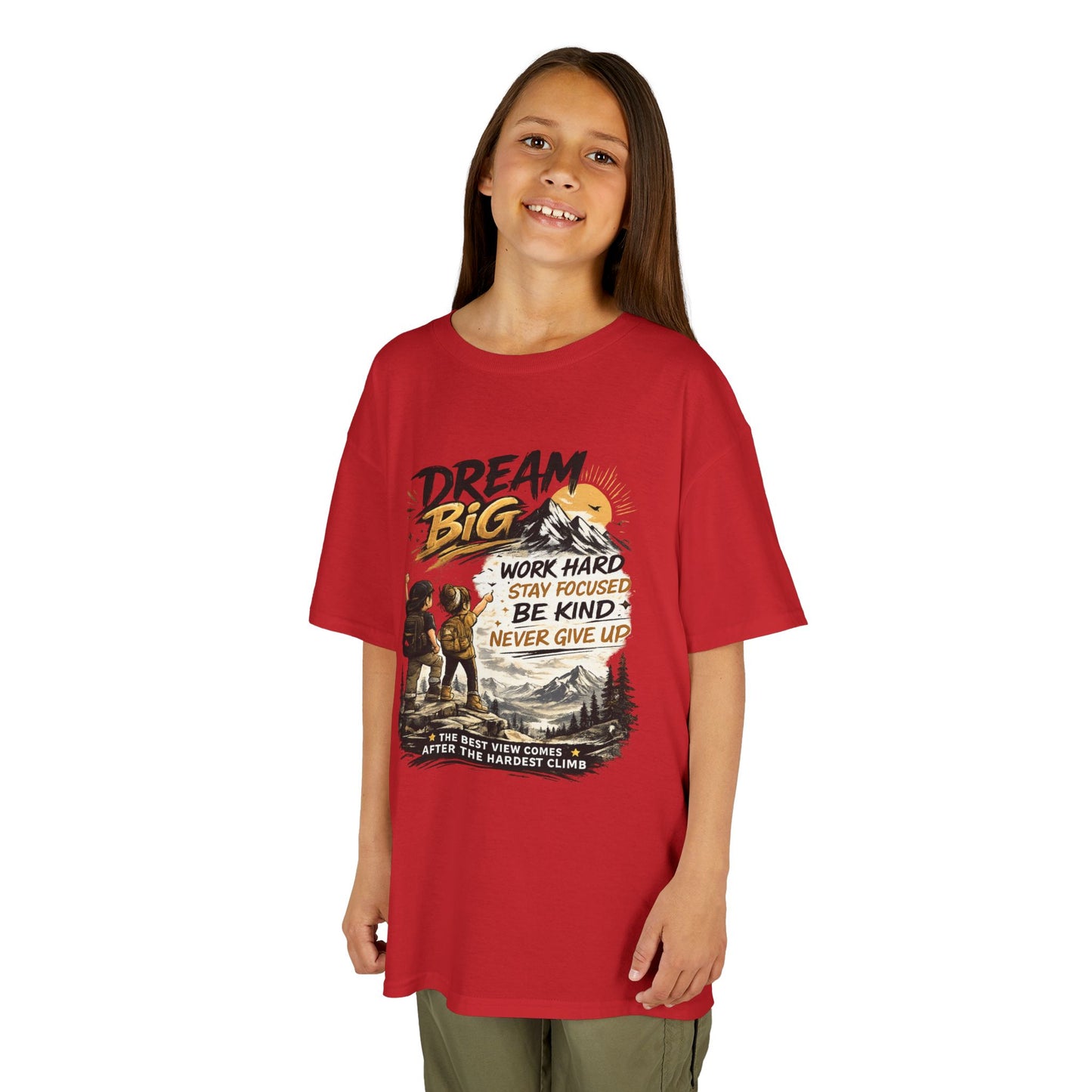Kids Heavy Cotton™ Motivational T shirt