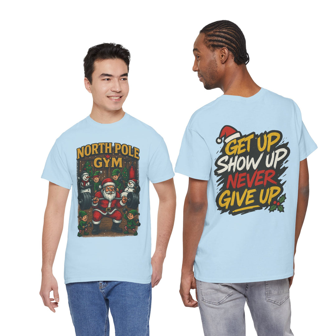 North Pole Gym. Unisex Heavy Cotton Tee