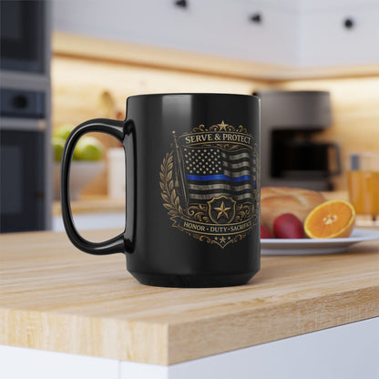 Blue Line Legacy Mug 15oz