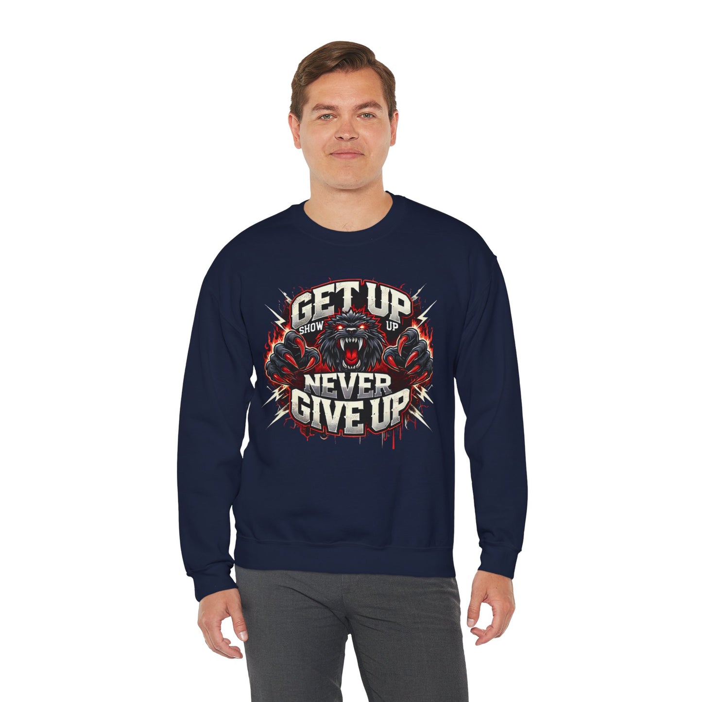 Relentless Drive Crewneck Sweatshirt UNISEX– Stay Warm, Stay Motivated