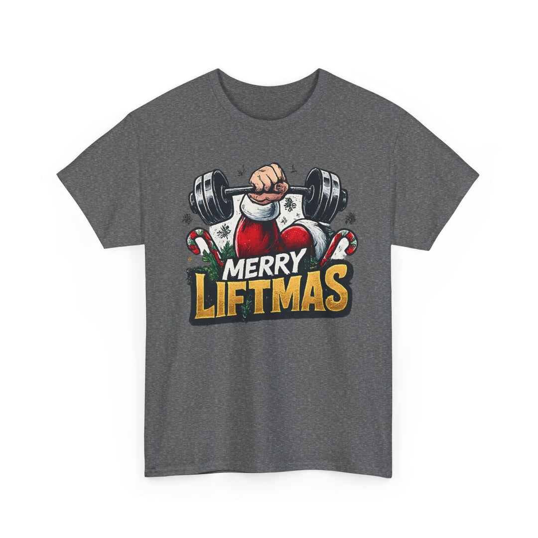 Merry Liftmas Unisex Heavy Cotton Tee