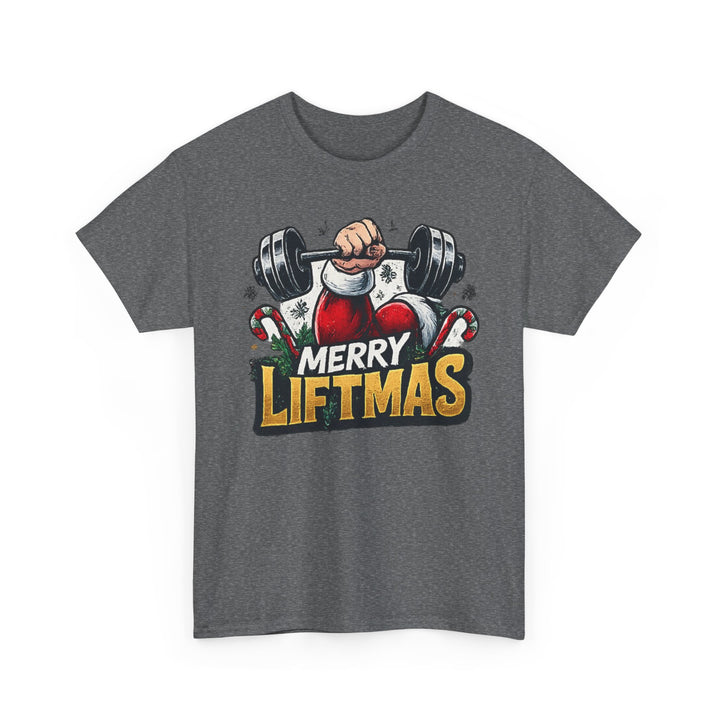 Merry Liftmas Unisex Heavy Cotton Tee