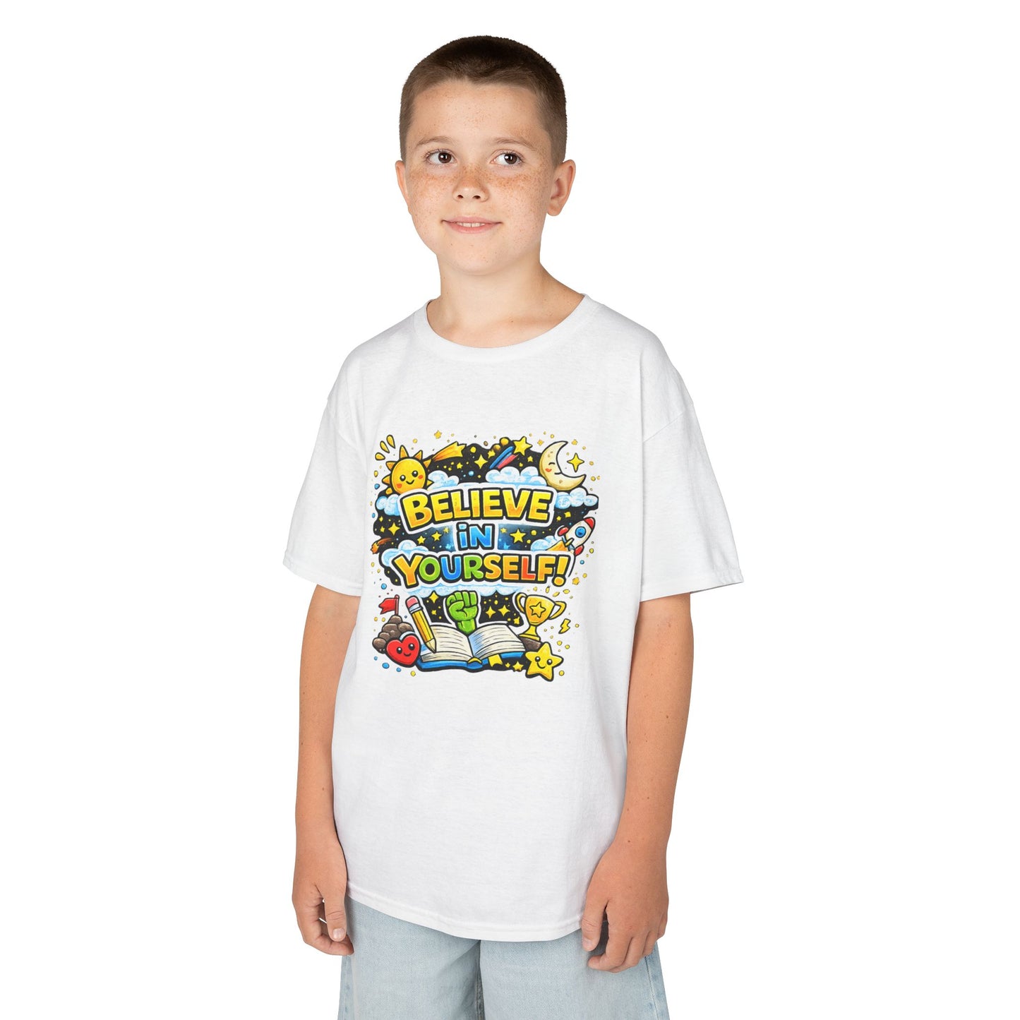Kids Heavy Cotton™ Motivational T Shirt