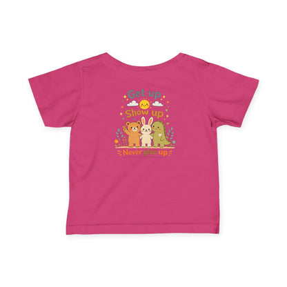 Infant Motivational Jersey T-Shirt | Soft Cotton Baby Graphic Tee | Inspirational Infant Shirt | Positive Message Baby Clothing | Cute Baby Outfit Gift