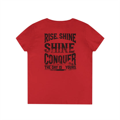 Women's V Neck-Strength in Motion