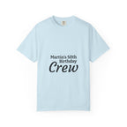 Custom Name & Age Birthday Crew T-Shirt – Personalized Group Shirt