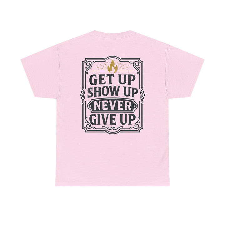 Barbells Over Breakdown. Unisex Heavy Cotton Tee