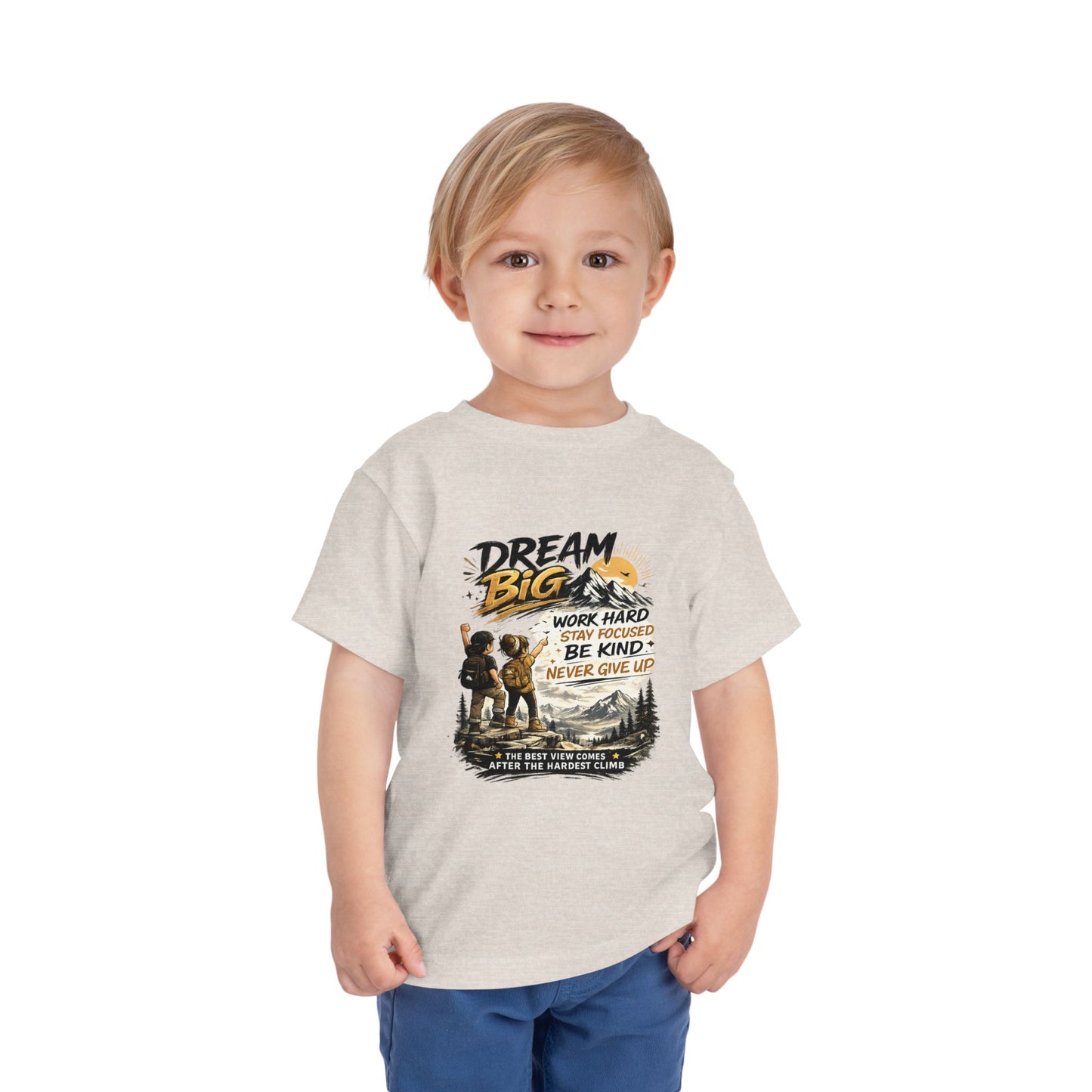Toddler Motivational T-Shirt | Inspirational Kids Graphic Tee | Soft Cotton Toddler Shirt | Positive Mindset Children's Clothing | Everyday Comfort Tee