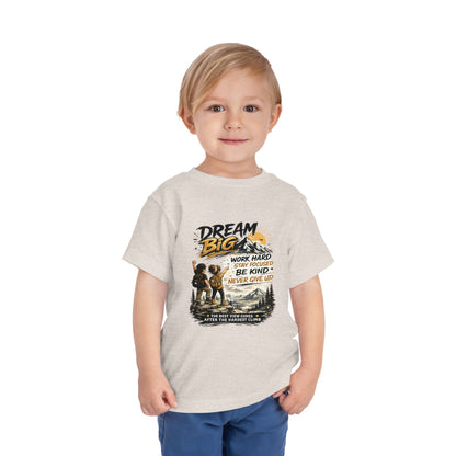 Toddler Motivational T-Shirt | Inspirational Kids Graphic Tee | Soft Cotton Toddler Shirt | Positive Mindset Children's Clothing | Everyday Comfort Tee