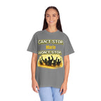 Custom Name Motivational T-Shirt – Can’t Stop. Won’t Stop.