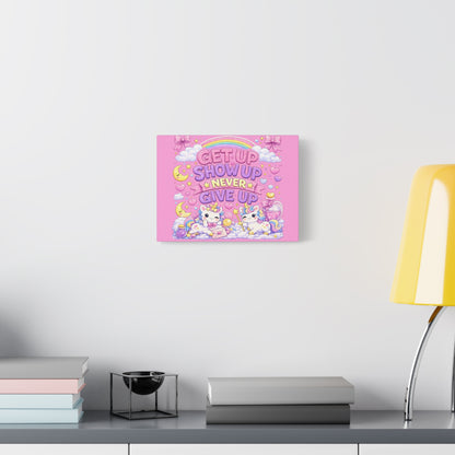 Kids Inspirational Canvas Wall Art – Premium Motivational Canvas Print for Bedroom, Playroom & Nursery Décor