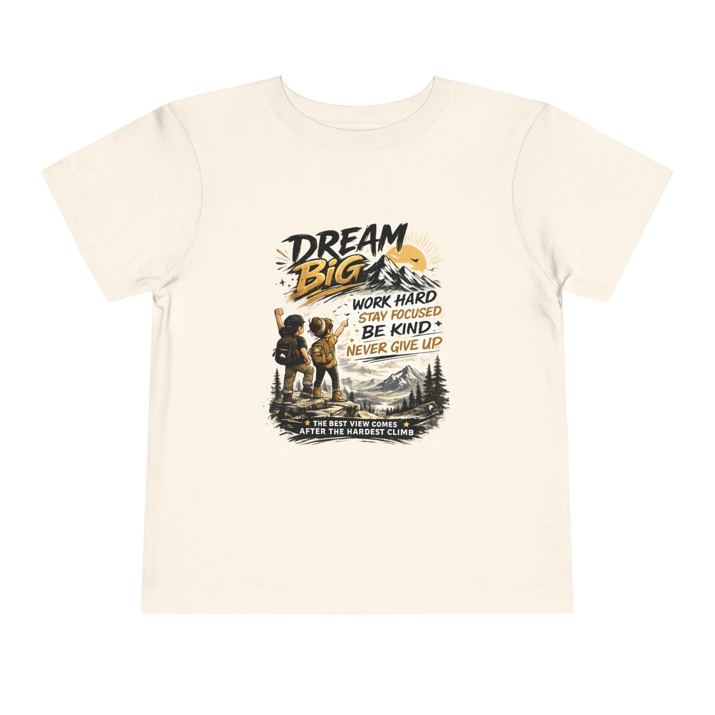 Toddler Motivational T-Shirt | Inspirational Kids Graphic Tee | Soft Cotton Toddler Shirt | Positive Mindset Children's Clothing | Everyday Comfort Tee