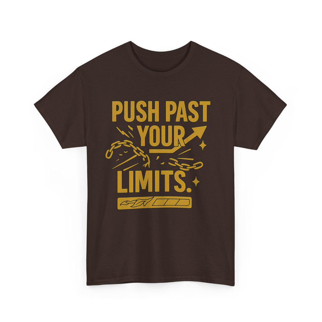 Push Past Your Limits. Unisex Heavy Cotton Tee