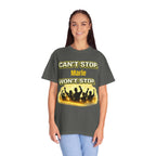 Custom Name Motivational T-Shirt – Can’t Stop. Won’t Stop.