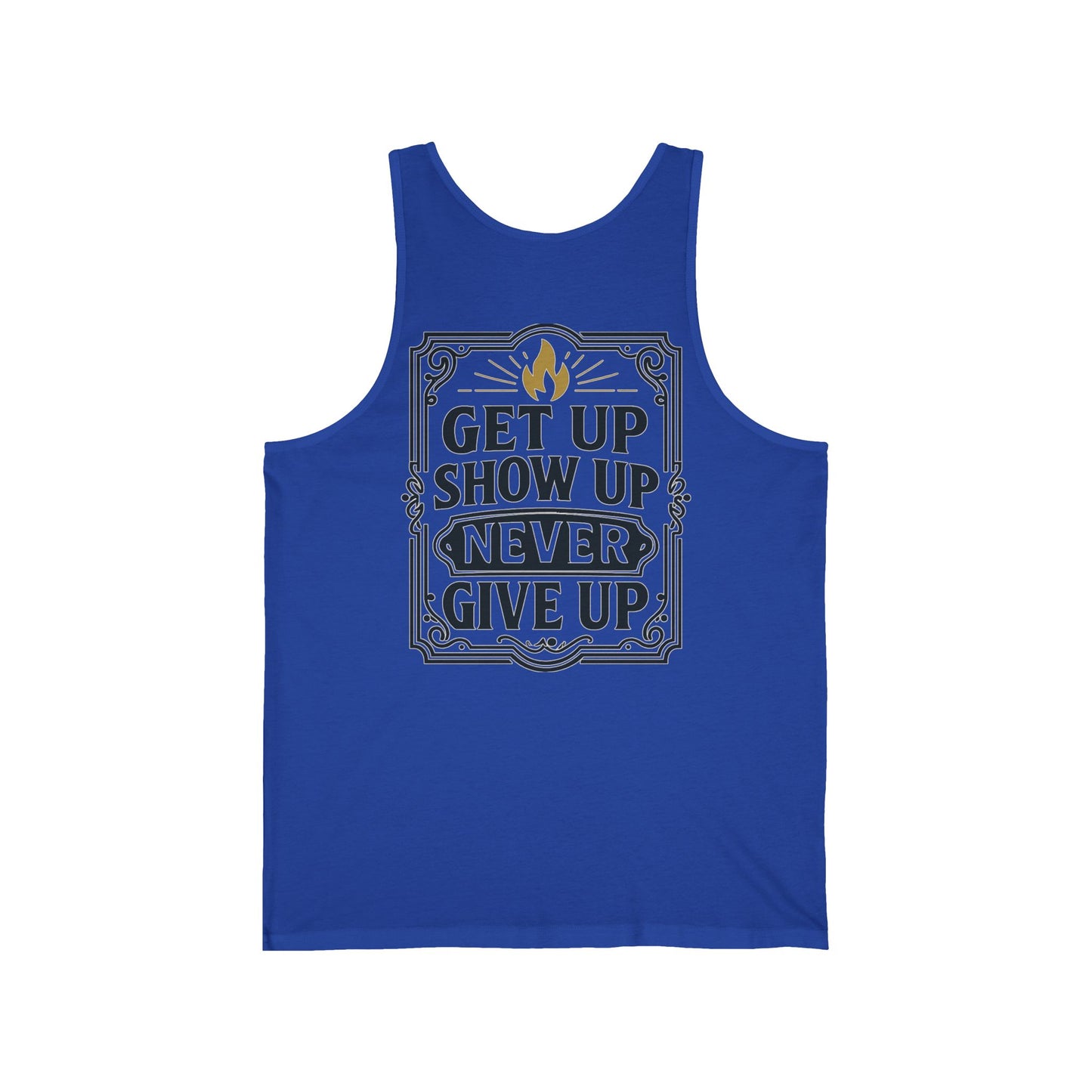 Discipline outlives motivation muscle tank