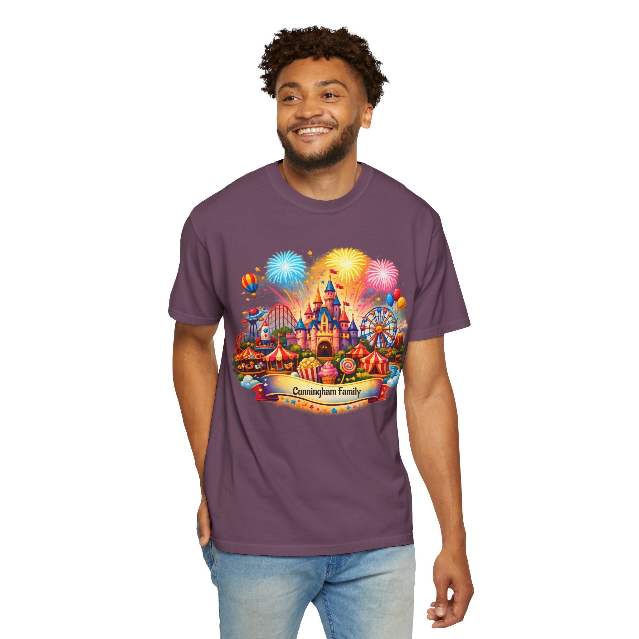 Customizable Name Graphic T-Shirt – for Disney Trips, Theme Park Vacations
