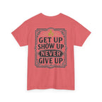 Built In Silence. Unleashed in Iron. Unisex Heavy Cotton Tee