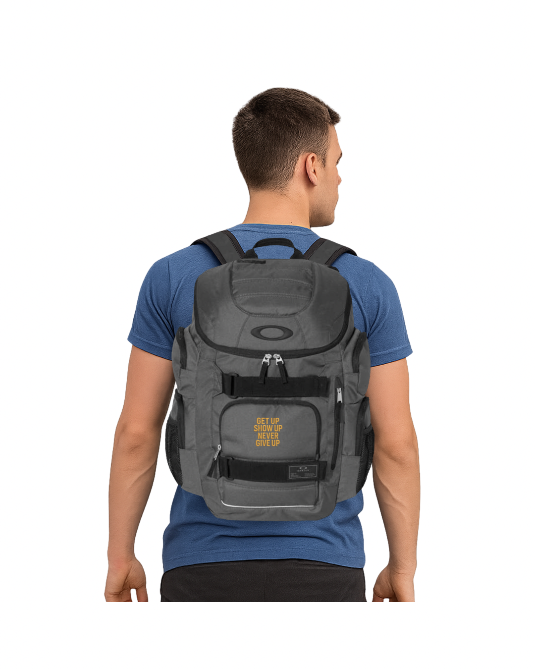 Oakley Enduro 2.0 Backpack, 30L – Embroidered “Get Up Show Up Never Give Up”