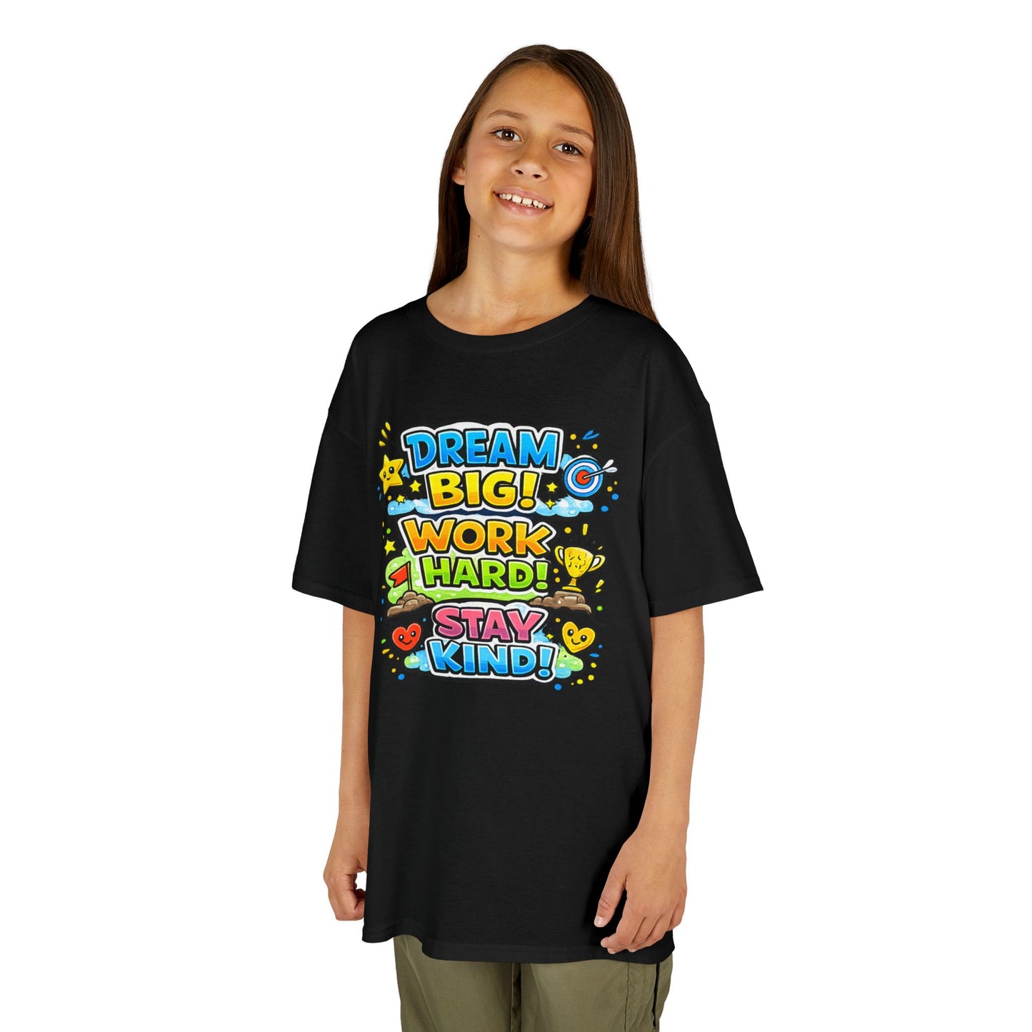 Kids Heavy Cotton™ Motivational Shirt