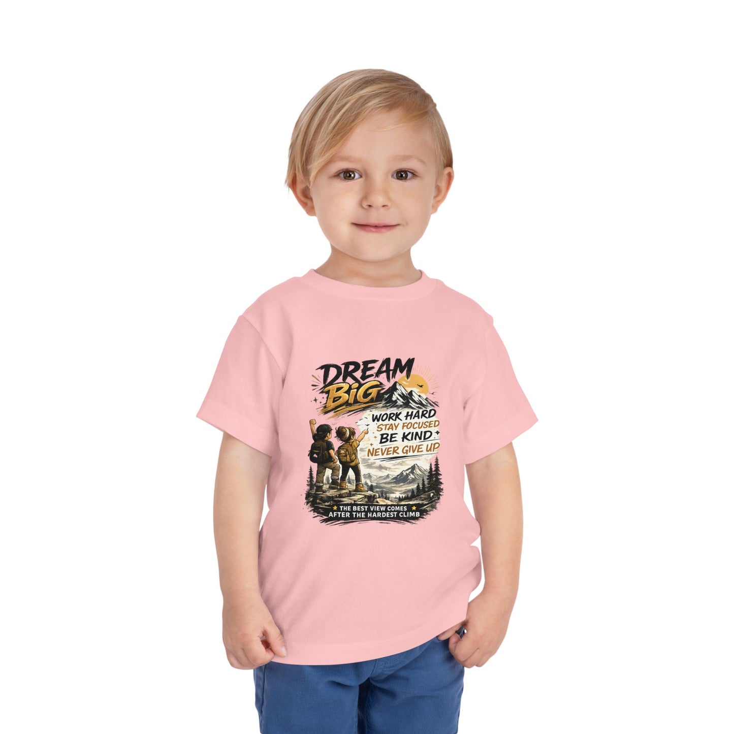 Toddler Motivational T-Shirt | Inspirational Kids Graphic Tee | Soft Cotton Toddler Shirt | Positive Mindset Children's Clothing | Everyday Comfort Tee