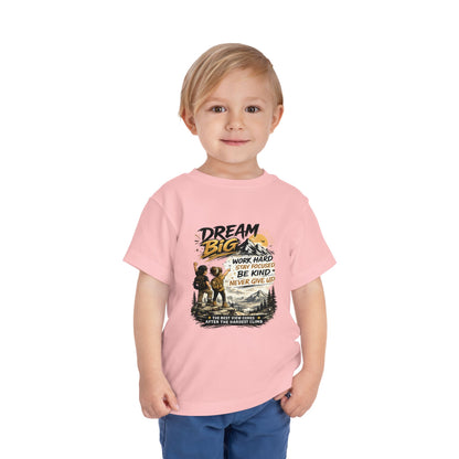 Toddler Motivational T-Shirt | Inspirational Kids Graphic Tee | Soft Cotton Toddler Shirt | Positive Mindset Children's Clothing | Everyday Comfort Tee